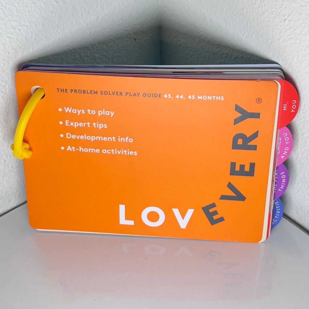 Lovevery The Problem Solver Play Guide Montessori Activity Book for 43-45 Months